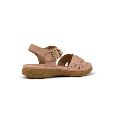 Women's Flat Sandals CLY 28907 Black/Old Rose C2