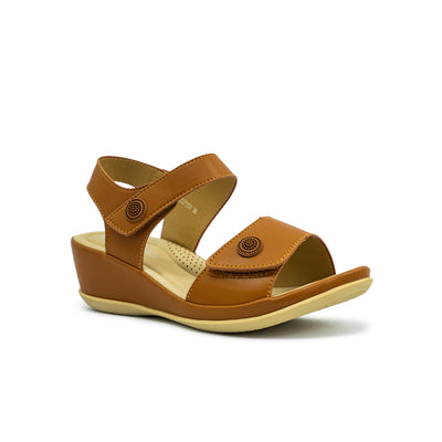 Women's Wedge Sandals CLY 27959 Bone/Tan C1