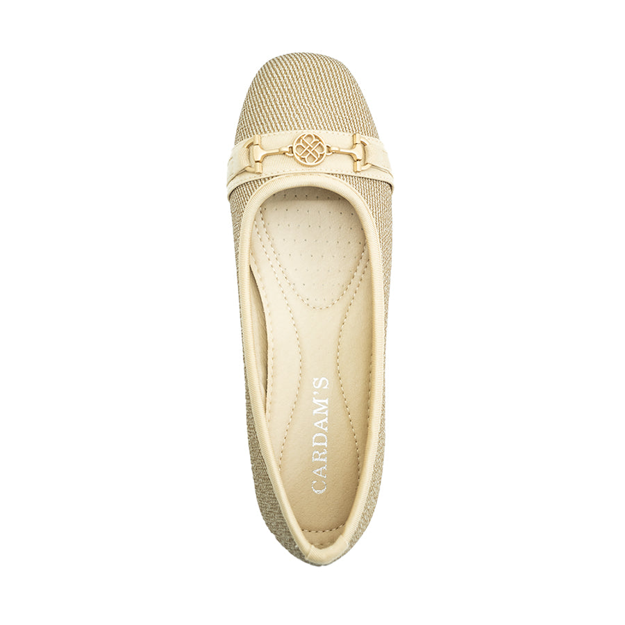 Women's Ballet Flats Shoes CLY 28470 Beige/Taupe C1