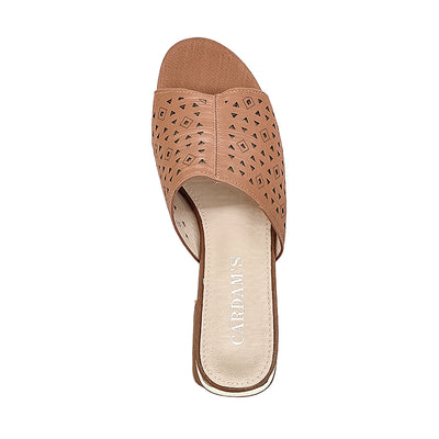 Women's Heeled Sandals CLY 27424 Dark Brown/ Taupe C2