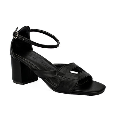 Cardams ECLC CN 00208 Beige/Black Women Heeled Sandals