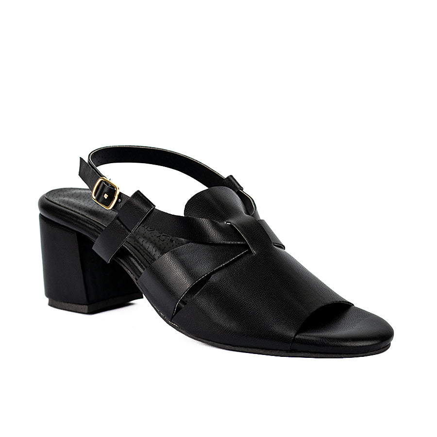 Cardams ECLC CN 00209 Black/Mocha Women Heeled Sandals