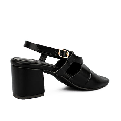 Cardams ECLC CN 00209 Black/Mocha Women Heeled Sandals