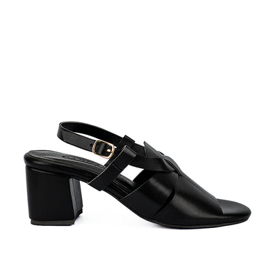 Cardams ECLC CN 00209 Black/Mocha Women Heeled Sandals