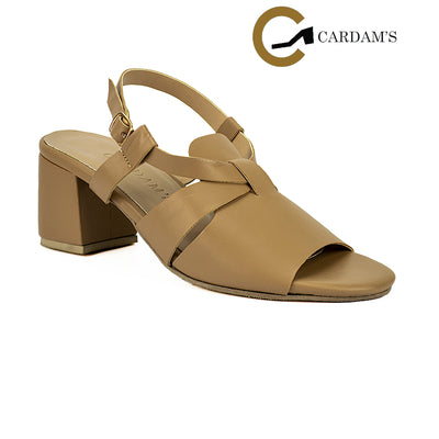 Cardams ECLC CN 00209 Black/Mocha Women Heeled Sandals