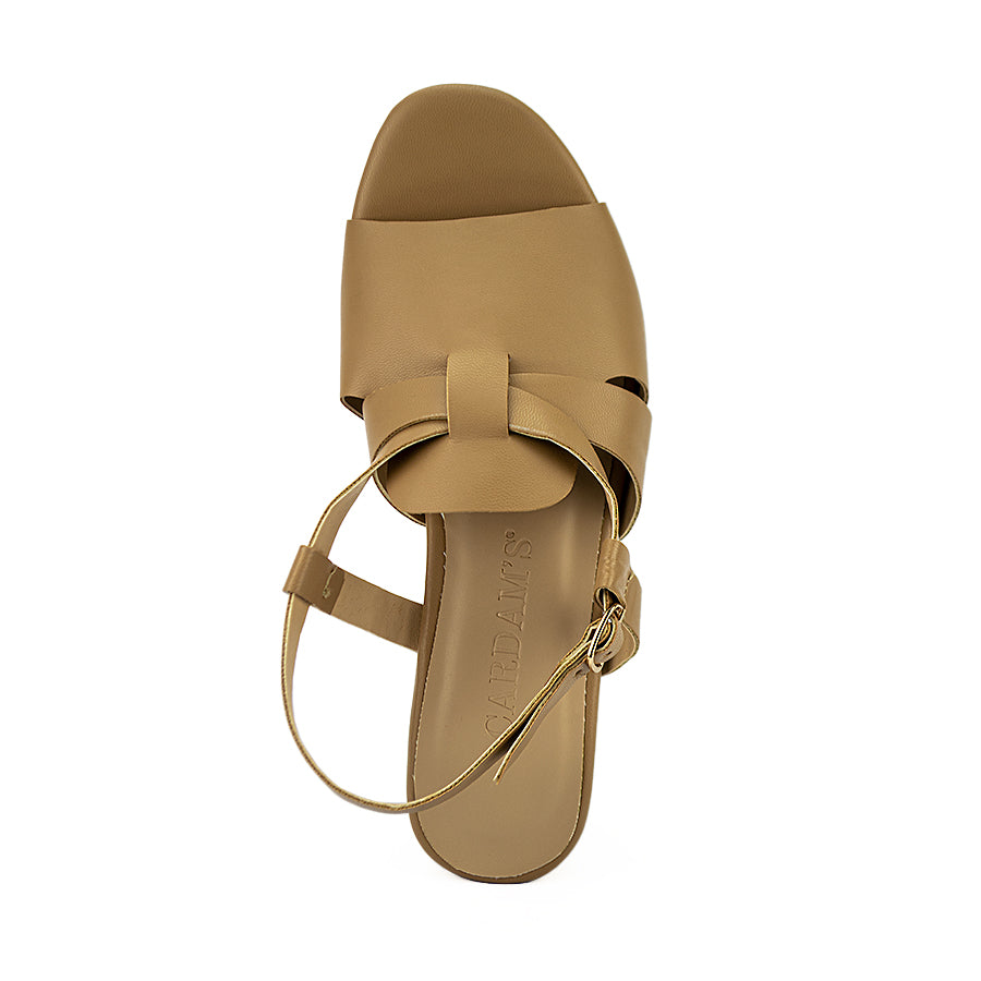 Cardams ECLC CN 00209 Black/Mocha Women Heeled Sandals