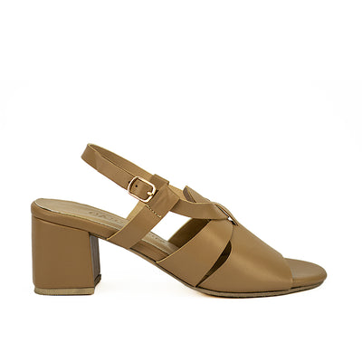 Cardams ECLC CN 00209 Black/Mocha Women Heeled Sandals