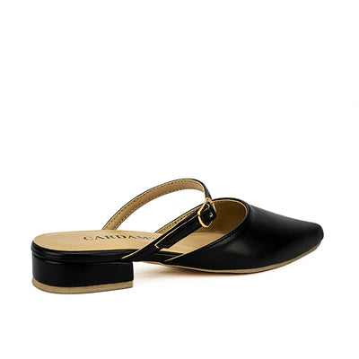 Cardams ECLC LNE 00213 Black/Nude Women Mules