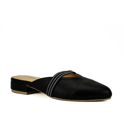Cardams ECLC LNE 00214 Black/Brown Women Mules