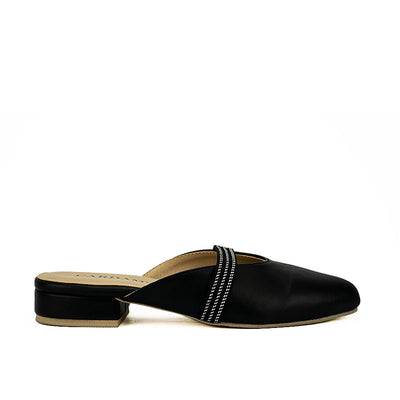 Cardams ECLC LNE 00214 Black/Brown Women Mules