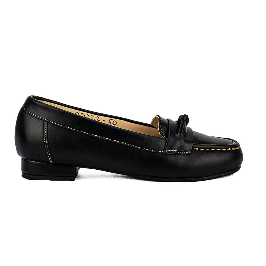 Cardams ECLC OLV 00222 Black/Tan Women Loafers