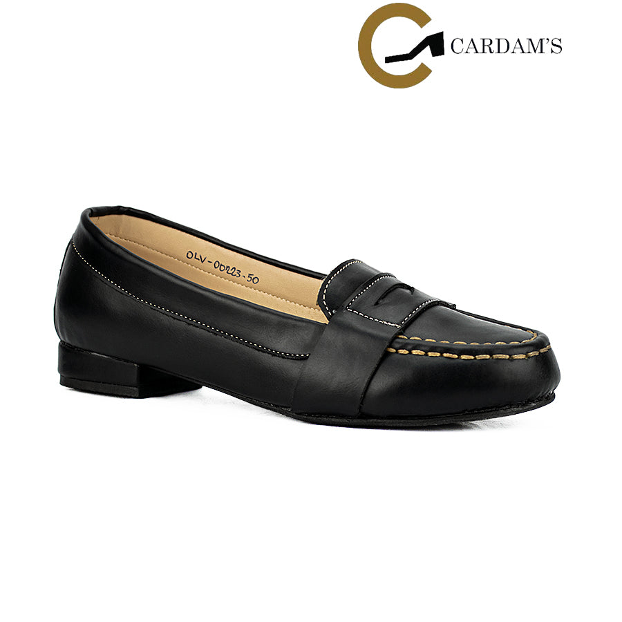 Cardams ECLC OLV 00223 Black/Dark Brown Women Loafers