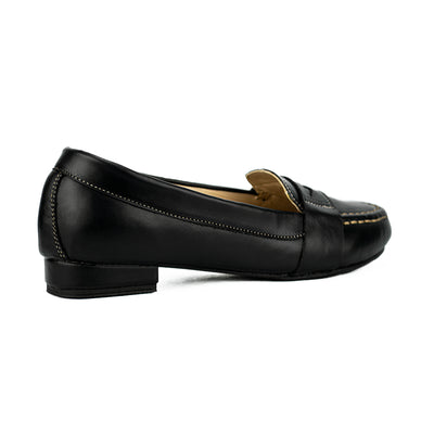 Cardams ECLC OLV 00223 Black/Dark Brown Women Loafers