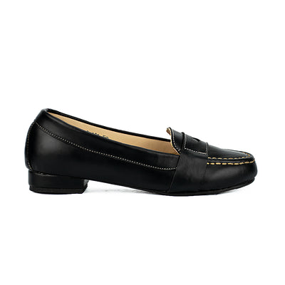 Cardams ECLC OLV 00223 Black/Dark Brown Women Loafers