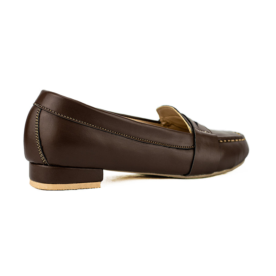 Cardams ECLC OLV 00223 Black/Dark Brown Women Loafers