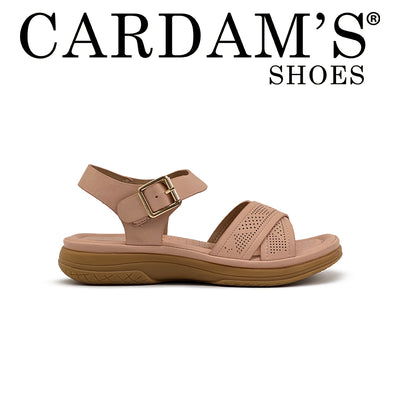 Women's Flat Sandals CLY 28907 Black/Old Rose C2