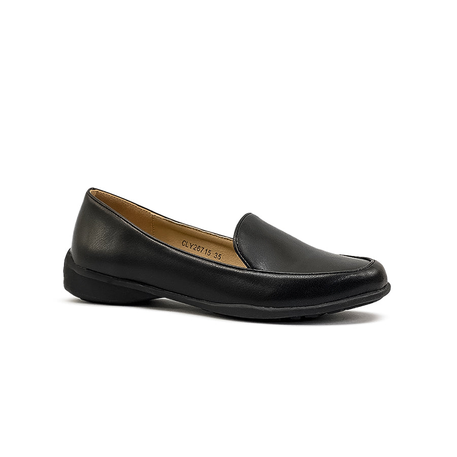 Women's SSHS Flats Shoes CLY 26715 Black C2