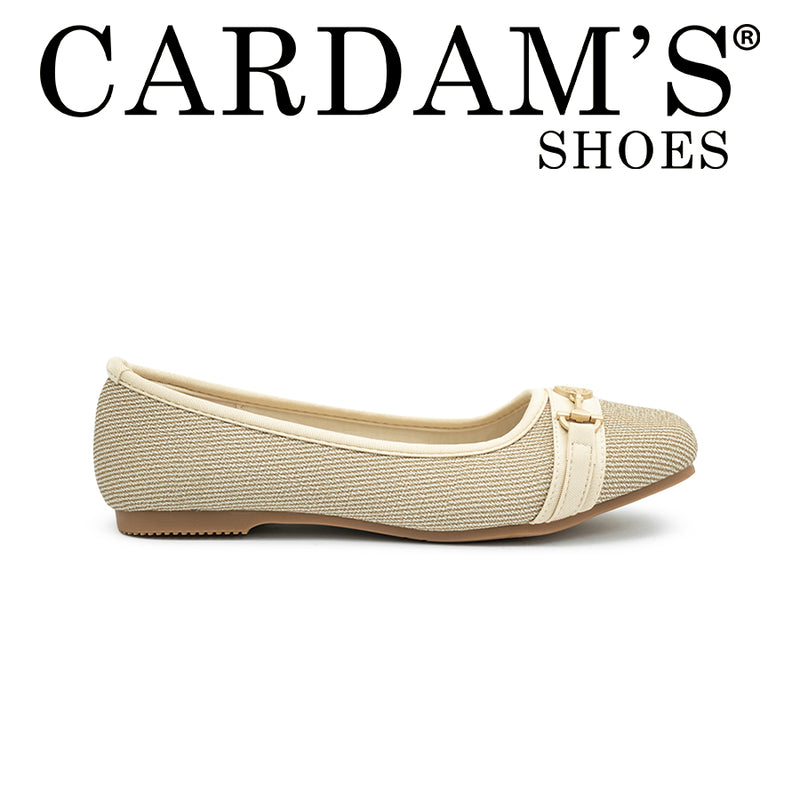 Women's Ballet Flats Shoes CLY 28470 Beige/Taupe C1