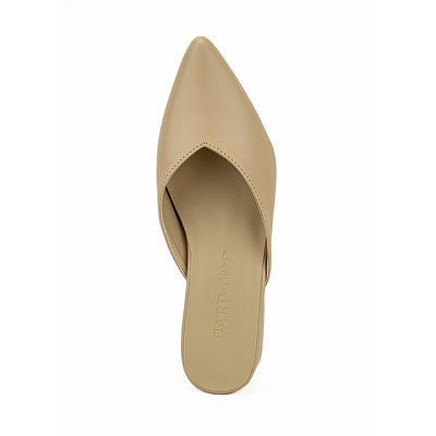 Cardams ECLA CN 00179 Beige/Black/Tan Women Mules