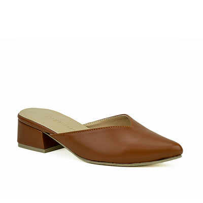 Cardams ECLA CN 00179 Beige/Black/Tan Women Mules