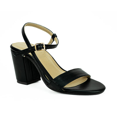 Cardams ECLB LNE 00185 Black/Brown Women Heeled Sandals