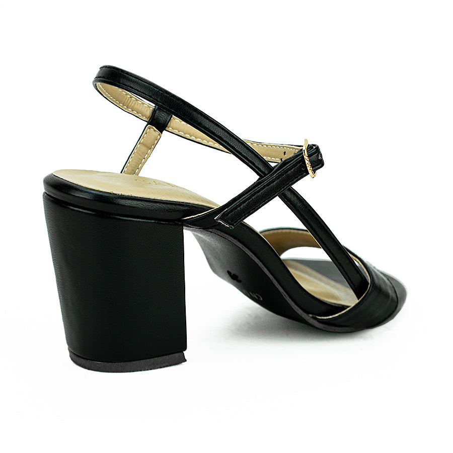 Cardams ECLB LNE 00185 Black/Brown Women Heeled Sandals
