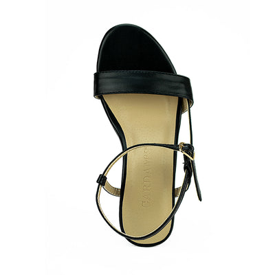 Cardams ECLB LNE 00185 Black/Brown Women Heeled Sandals