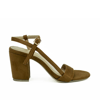 Cardams ECLB LNE 00185 Black/Brown Women Heeled Sandals