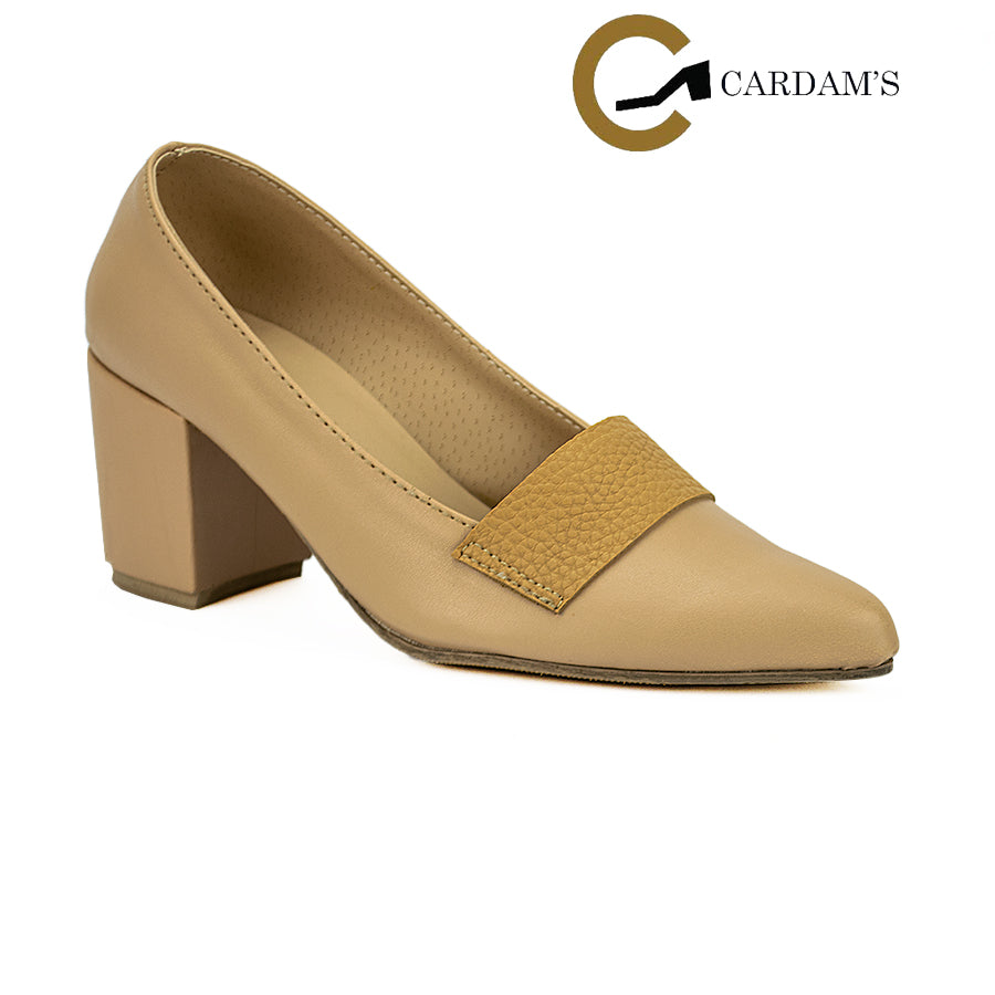 Cardams ECLC CN 00202 Beige/Black Women Pumps