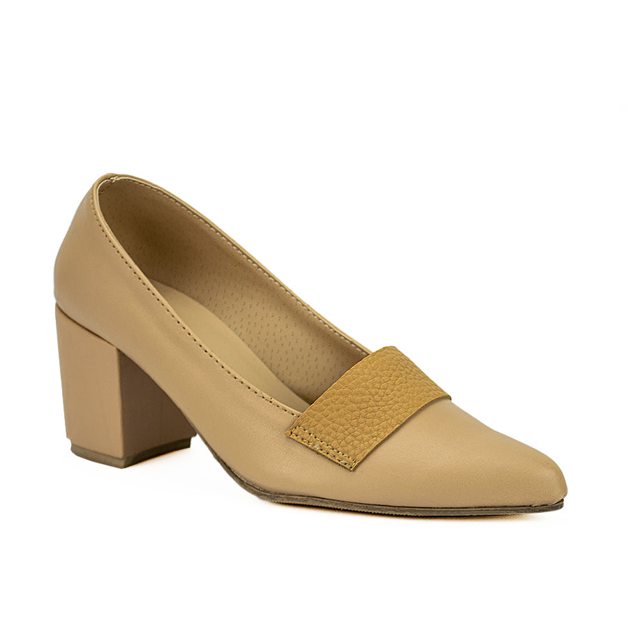 Cardams ECLC CN 00202 Beige/Black Women Pumps