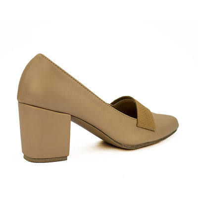 Cardams ECLC CN 00202 Beige/Black Women Pumps