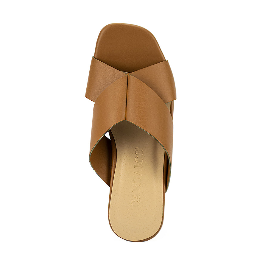 Cardams ECLC CN 00207 Black/Tan Women Heeled Sandals