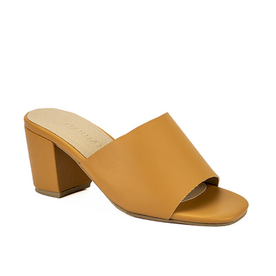Cardams ECLC CN 00211 Camel/Gray Women Heeled Sandals