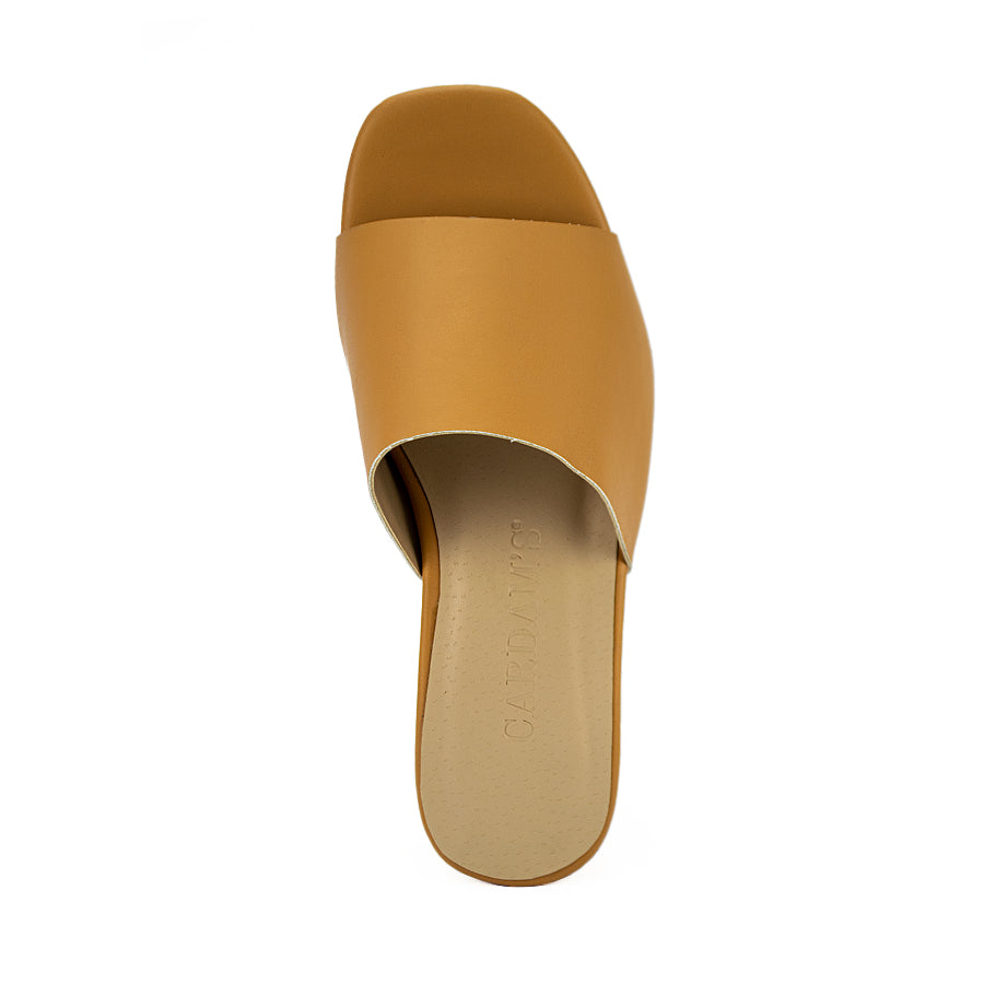 Cardams ECLC CN 00211 Camel/Gray Women Heeled Sandals