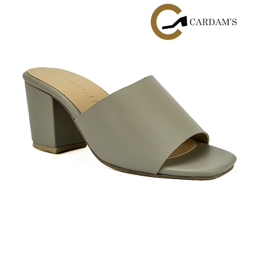 Cardams ECLC CN 00211 Camel/Gray Women Heeled Sandals