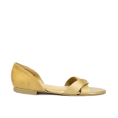 Cardams ECLA CN 00019 Gold Women Flat Sandals