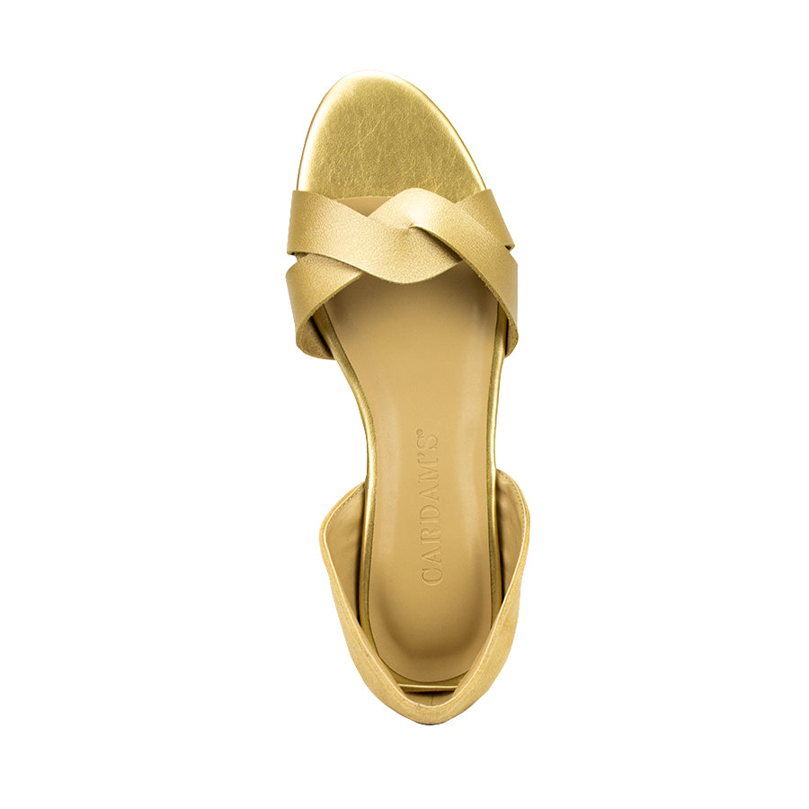 Cardams ECLA CN 00019 Gold Women Flat Sandals