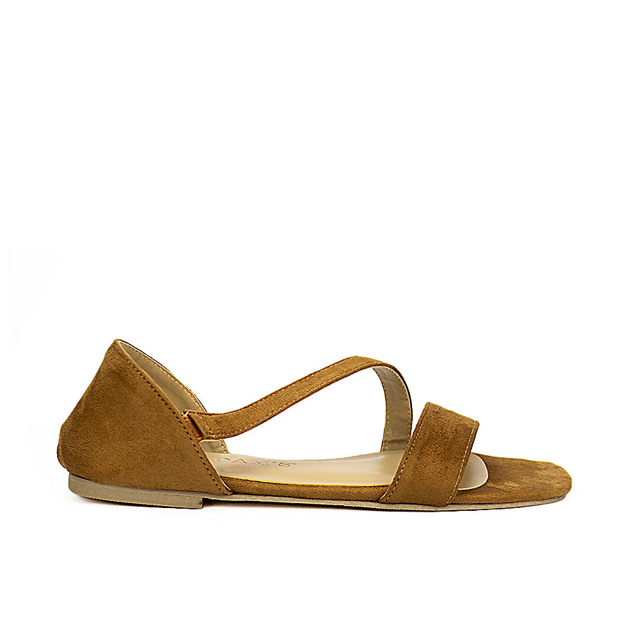 Cardams ECLA CN 00027 Beige/Blue/Brown Women Flat Sandals