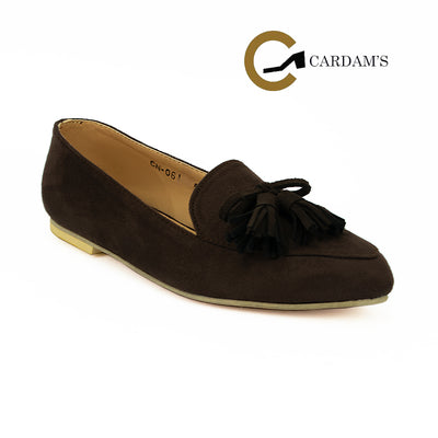 Cardams ECLA CN 00063 Dark Brown Women Flats