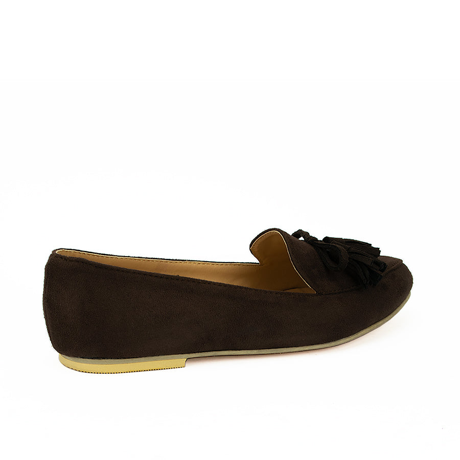 Cardams ECLA CN 00063 Dark Brown Women Flats