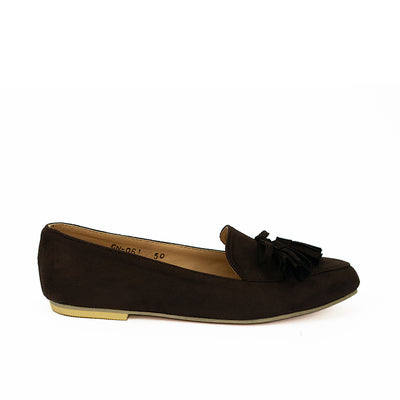 Cardams ECLA CN 00063 Dark Brown Women Flats