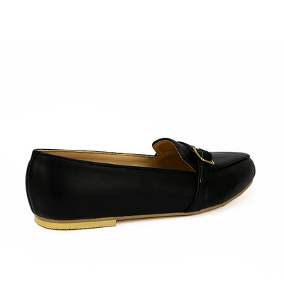 Cardams ECLA CN 00065  Black/Cream/Tan Women Flats