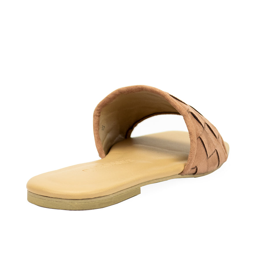 Cardams ECLA LNE 00021 Beige/Old Rose Women Flats Sandals