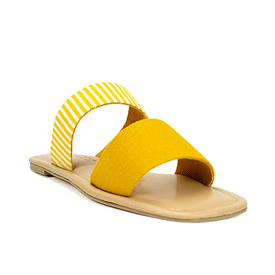 Cardams ECLA LNE 00031 Brown/Yellow Women Flats Sandals