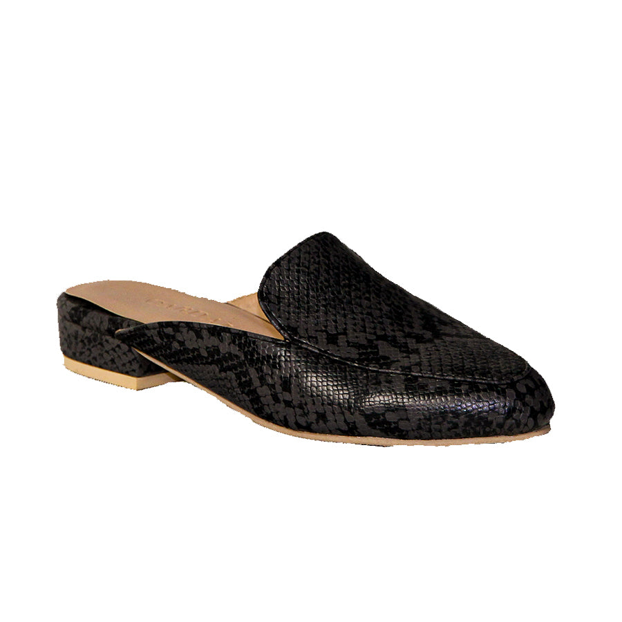 Cardams ECLA LNE 00053 Black/Brown Women Mules