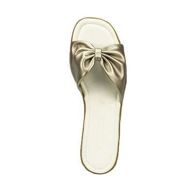 Cardams ECLA RSS 00001 Silver/Taupe/White Women Flats