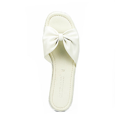 Cardams ECLA RSS 00001 Silver/Taupe/White Women Flats