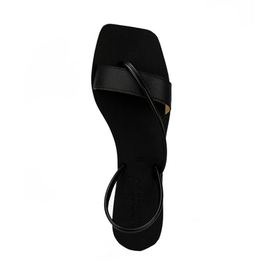 Cardams ECLA RSS 00003 Black/Maroon/White Women Flat Sandals