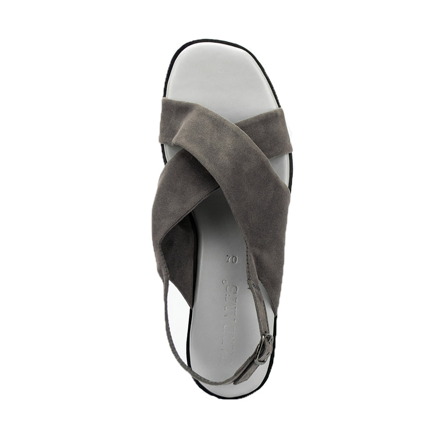 Cardams ECLA RSS 00006 Bone/Gray/Tan Women Flat Sandals