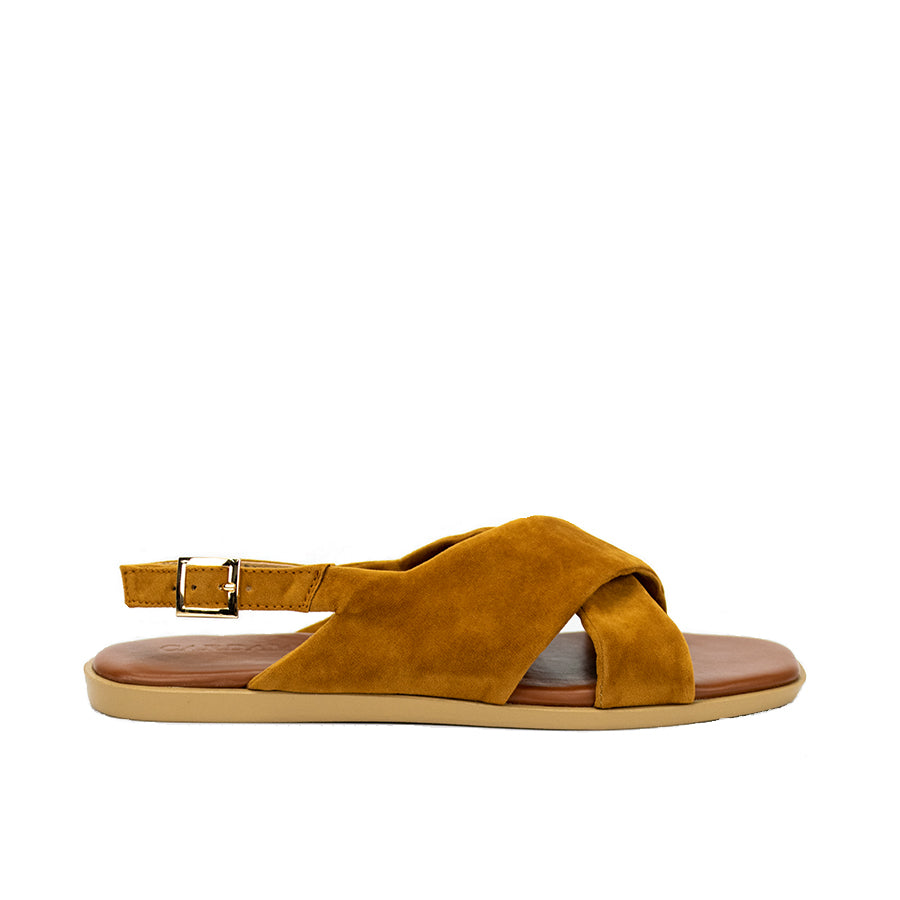 Cardams ECLA RSS 00006 Bone/Gray/Tan Women Flat Sandals
